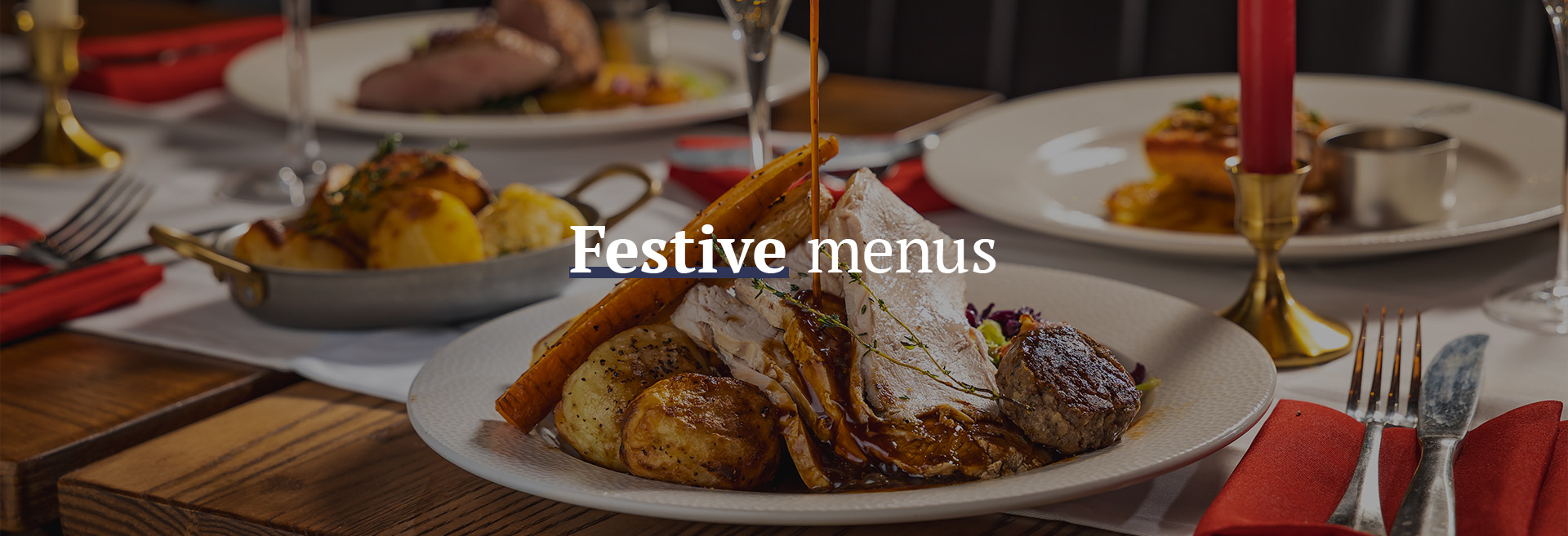 Christmas menu at The Carpenter's Arms