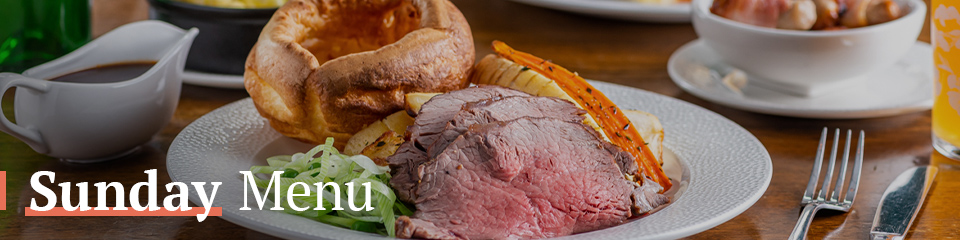 Sunday Menu at The Carpenter's Arms